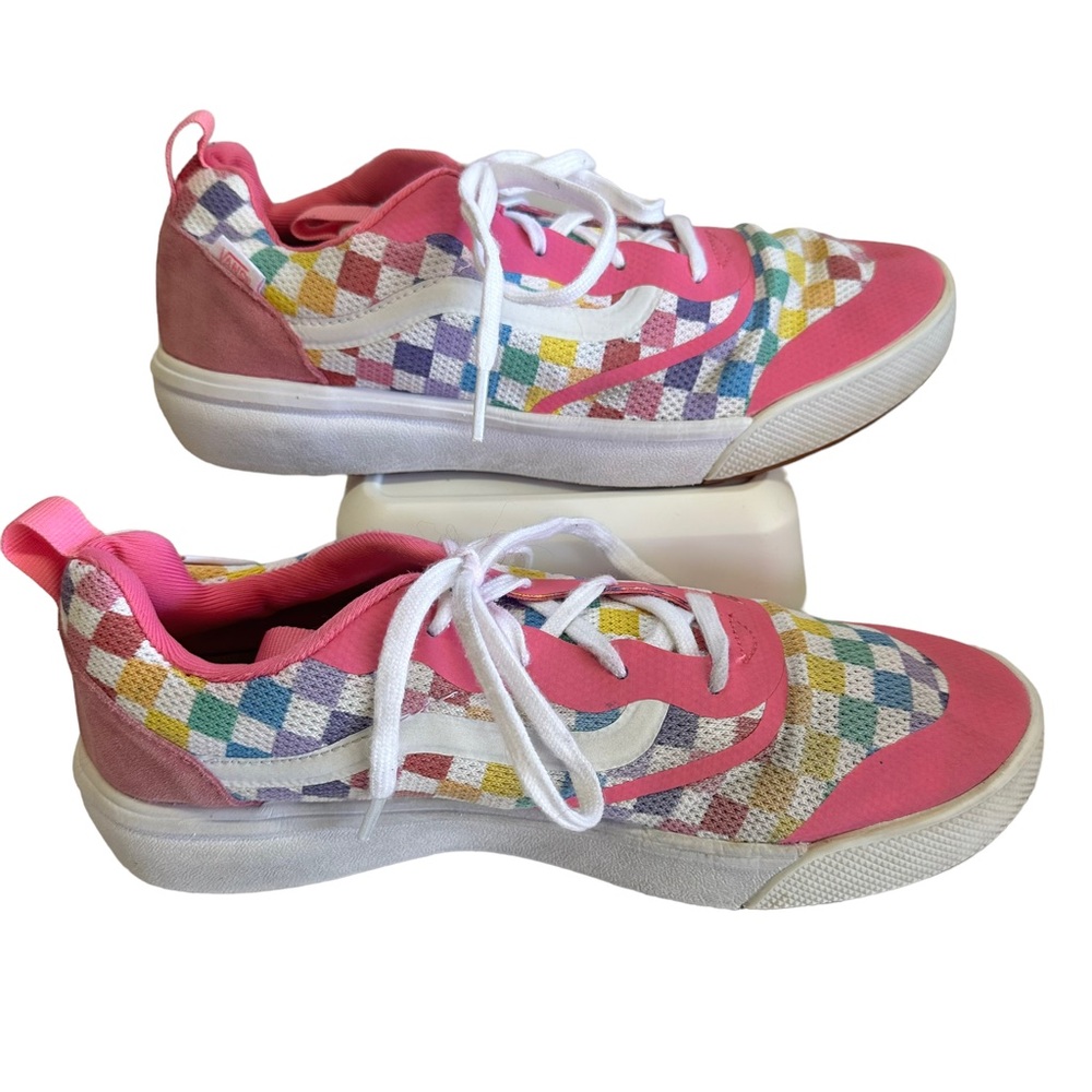 Multi Color Check Vans 7 - Picture 4 of 8